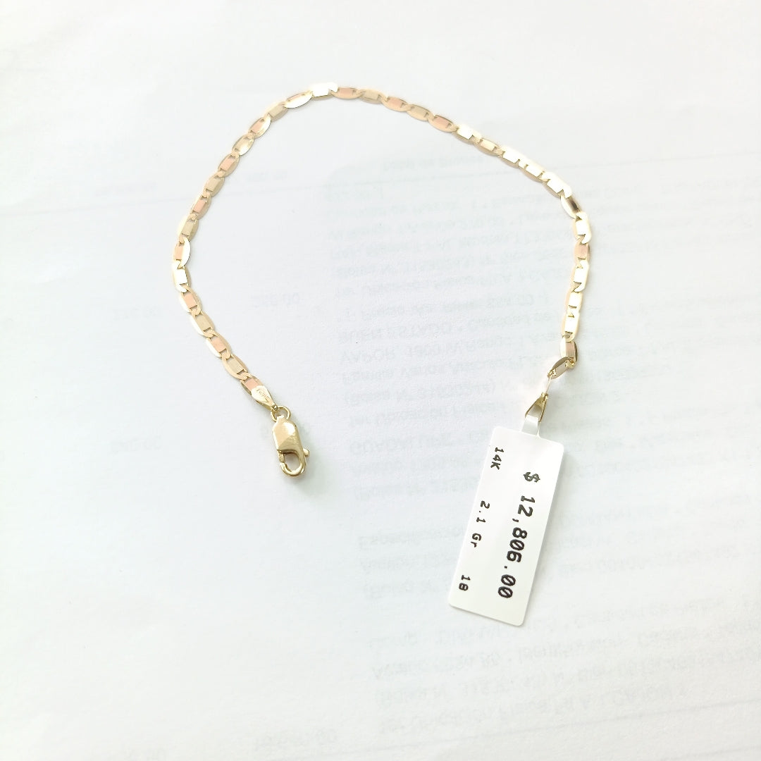 PULSERAS DAMA ORO 14K 2.1 (NUEVO)