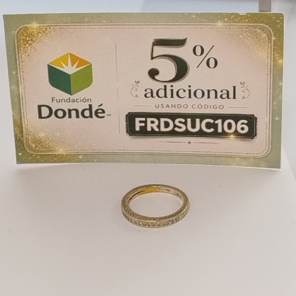ANILLITO ORO 14 K 2.8 GRMS (SEMINUEVO)