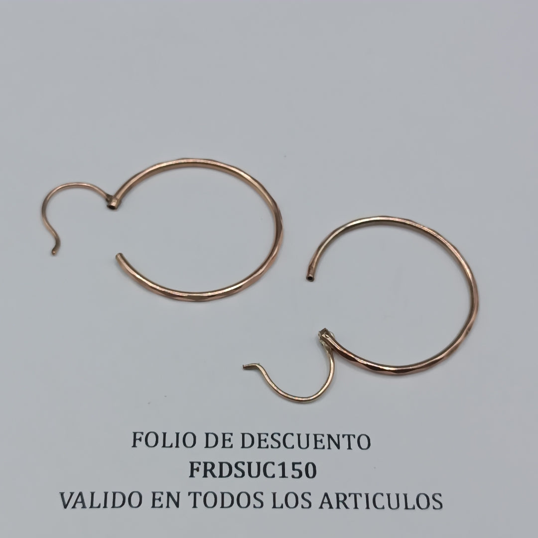 ARRACADAS PAR ORO 8 K 2 GRMS (SEMINUEVO)
