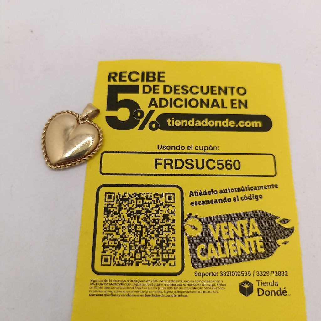 DIJE ORO 14 K 2.8 GRMS (SEMINUEVO)