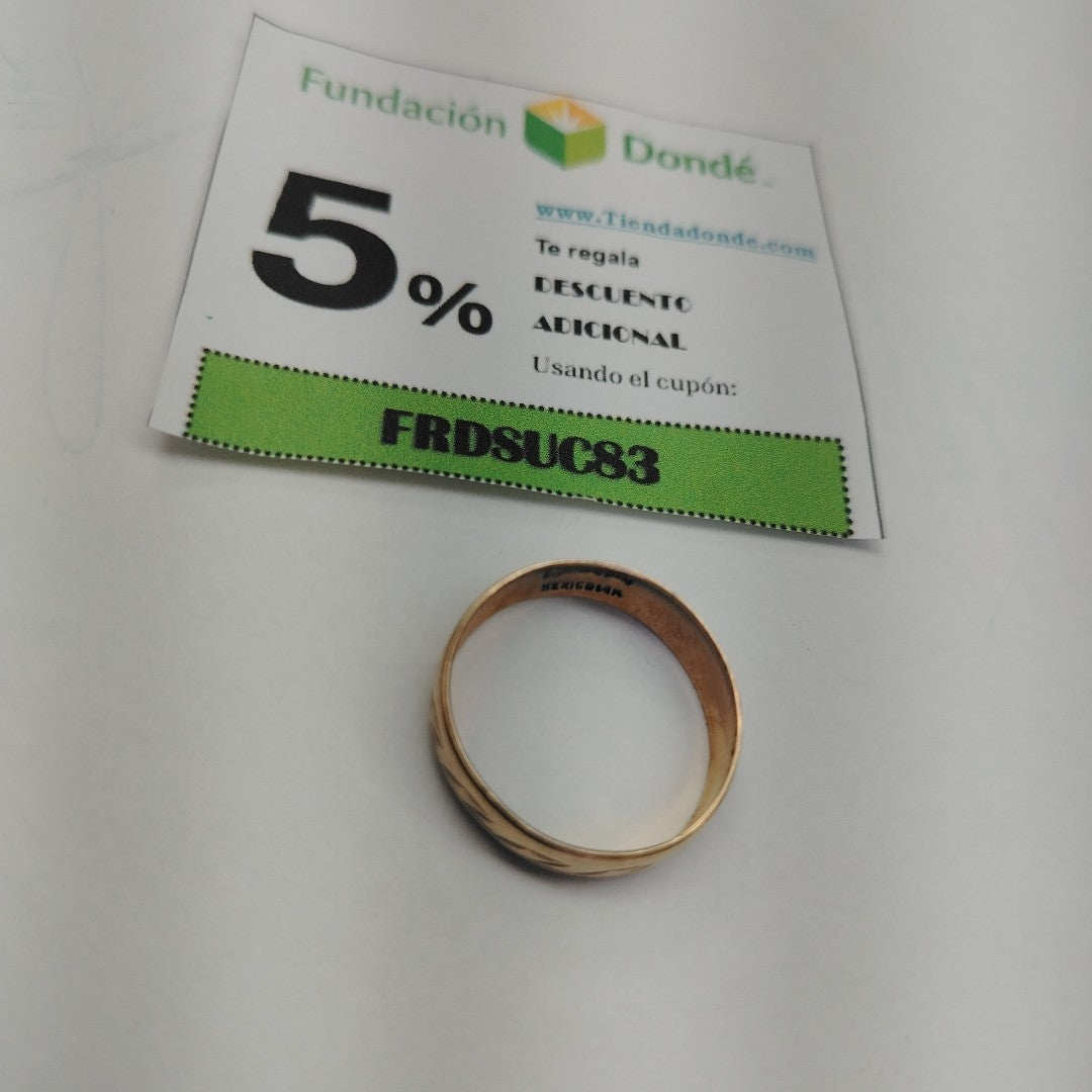ARGOLLA ORO 14 K 2.3 GRMS (SEMINUEVO)