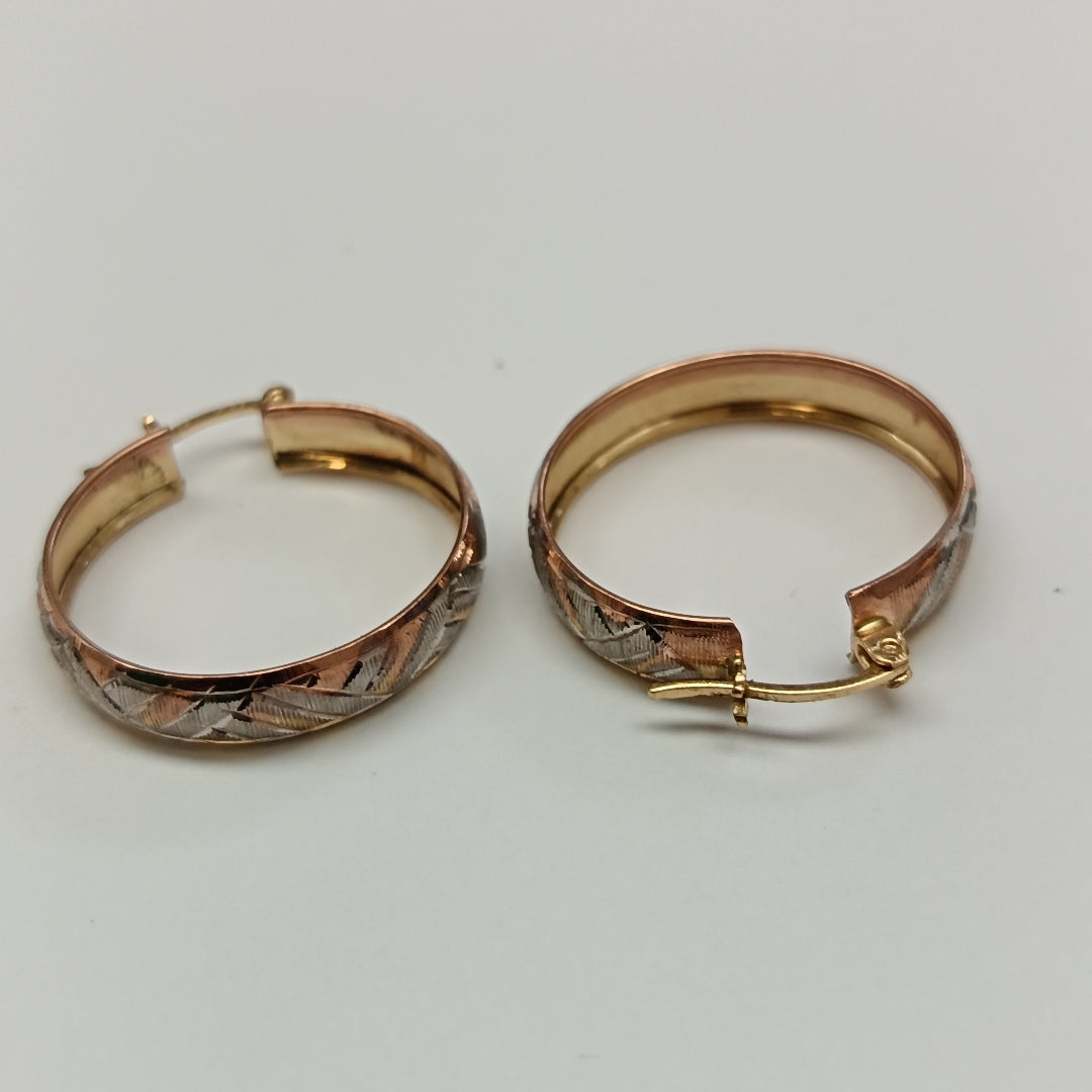 ARRACADAS PAR ORO 14 K 3,30 GRMS (SEMINUEVO)