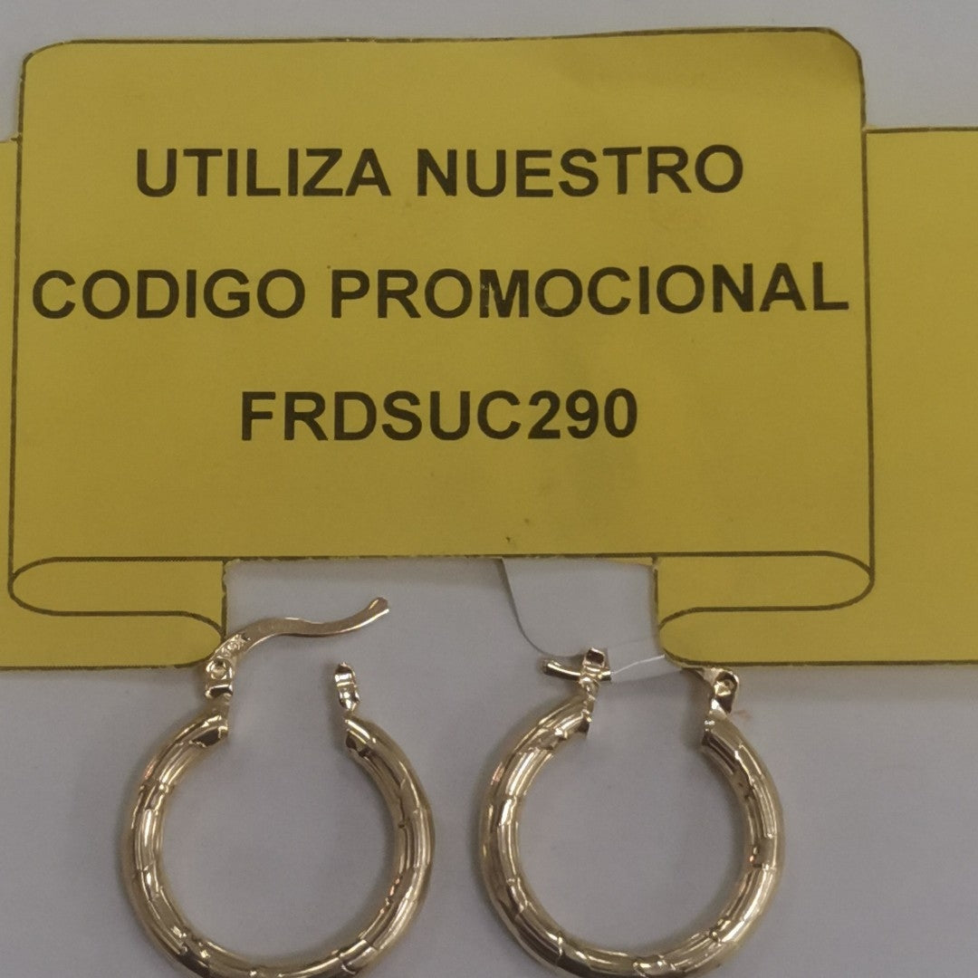 ARETES ARRACADAS 14K 2.6 GR (NUEVO)