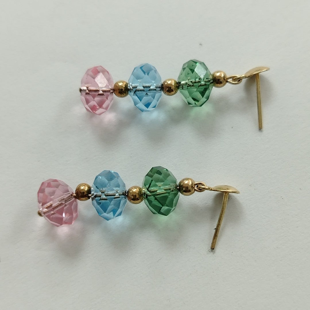 ARETES PAR ORO 14 K 4 GRMS (SEMINUEVO)
