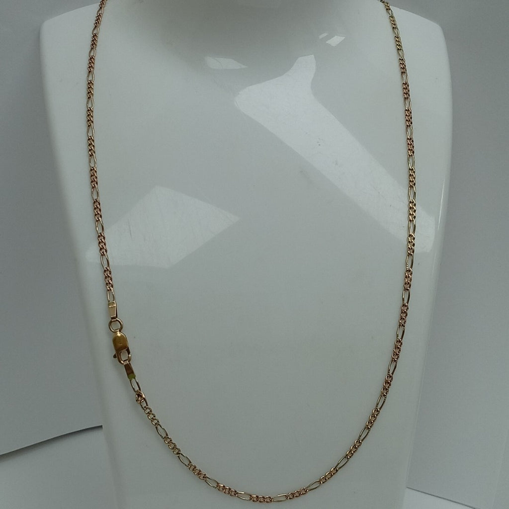 CADENA ORO, ORO COMBINADO 14 K 5.1 GRMS (SEMINUEVO)