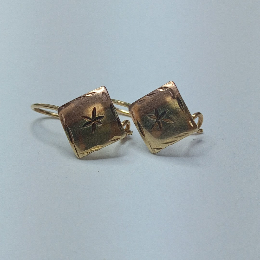 ARETES PAR ORO 10 K 0.8 GRMS (SEMINUEVO)