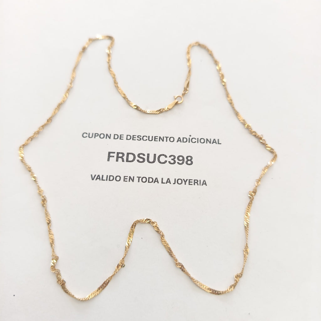 CADENA ORO 10 K 2.4 GRMS (SEMINUEVO)