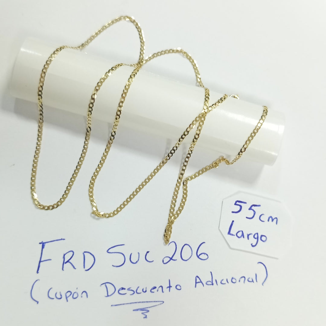 CADENAS BARBADA AMARILLA ORO 14K 2 (NUEVO)