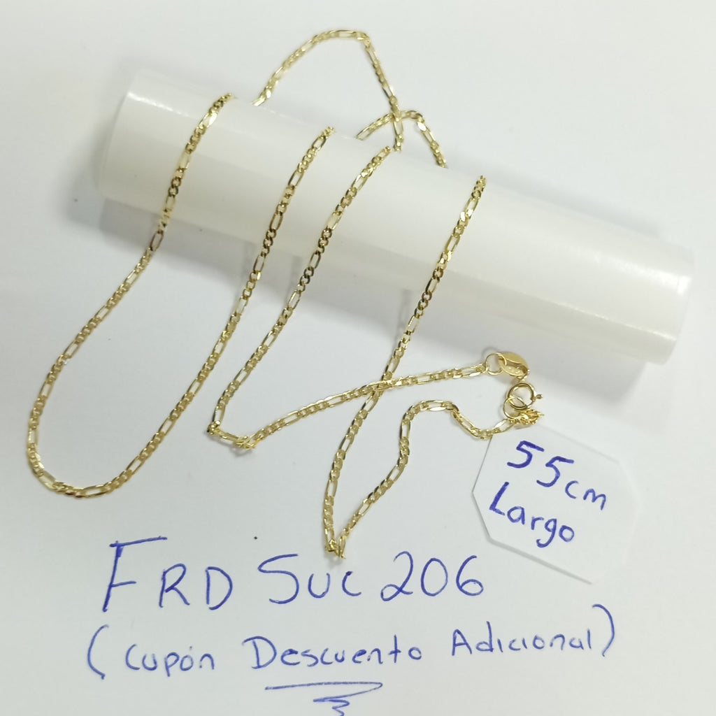 CADENAS CARTIER 3 1 AMARILLA ORO 14K 2.1 (NUEVO)