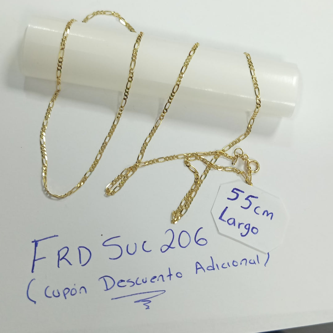 CADENAS CARTIER 3 1 AMARILLA ORO 14K 2.2 (NUEVO)