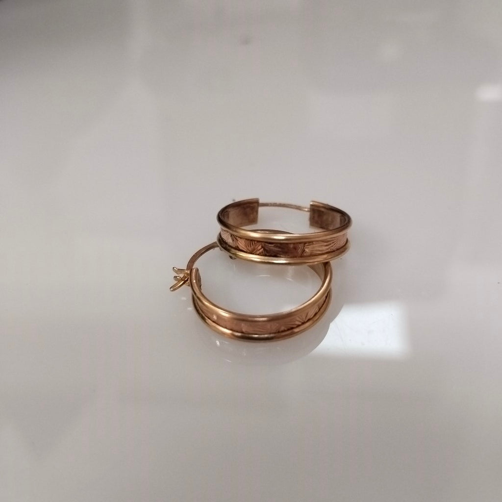 ARRACADAS PAR ORO 8 K 2 GRMS (SEMINUEVO)