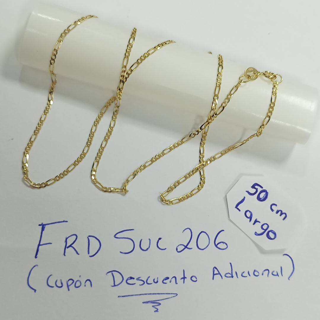 CADENAS CARTIER 3 1 AMARILLA ORO 14K 2 (NUEVO)