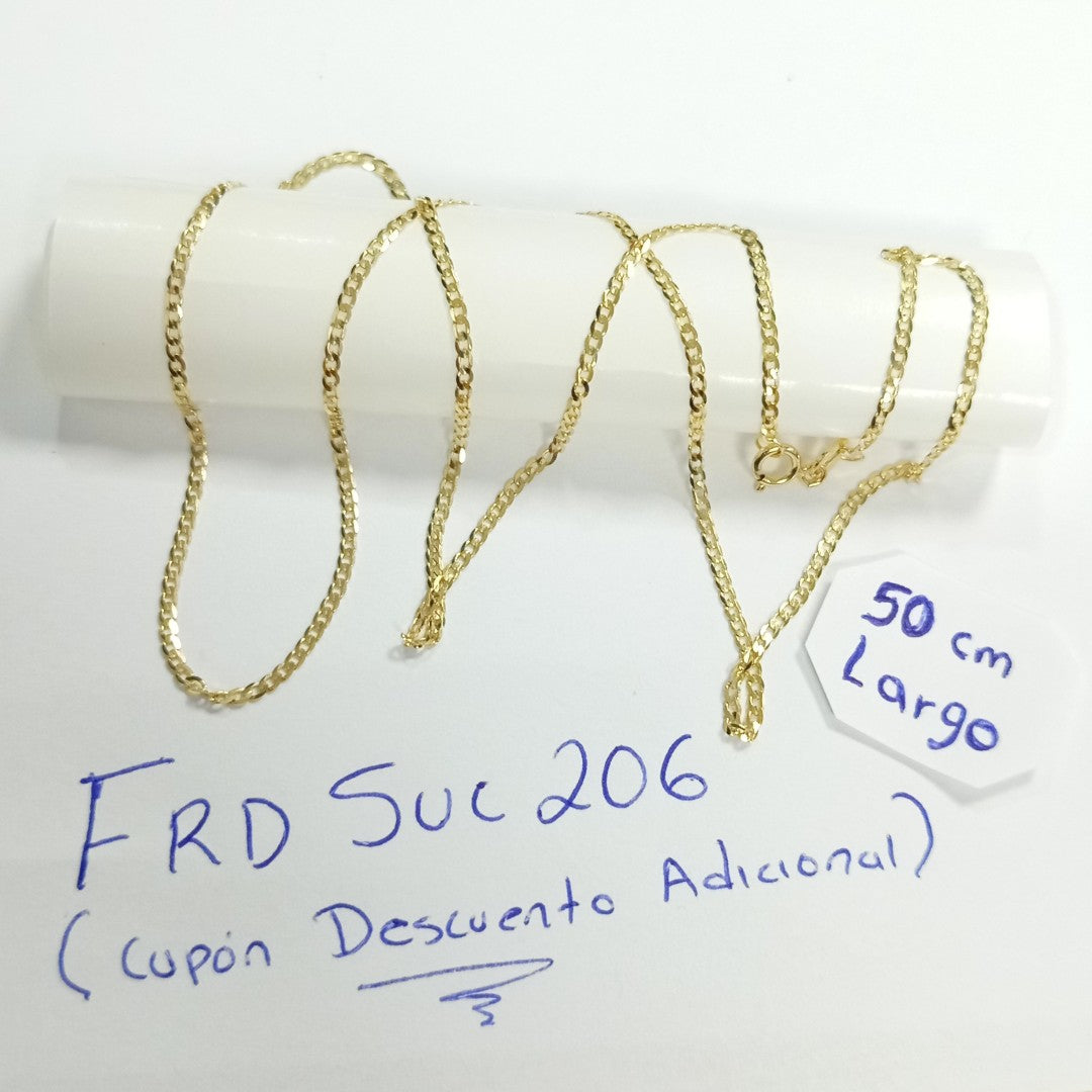 CADENAS BARBADA AMARILLA ORO 14K 2 (NUEVO)
