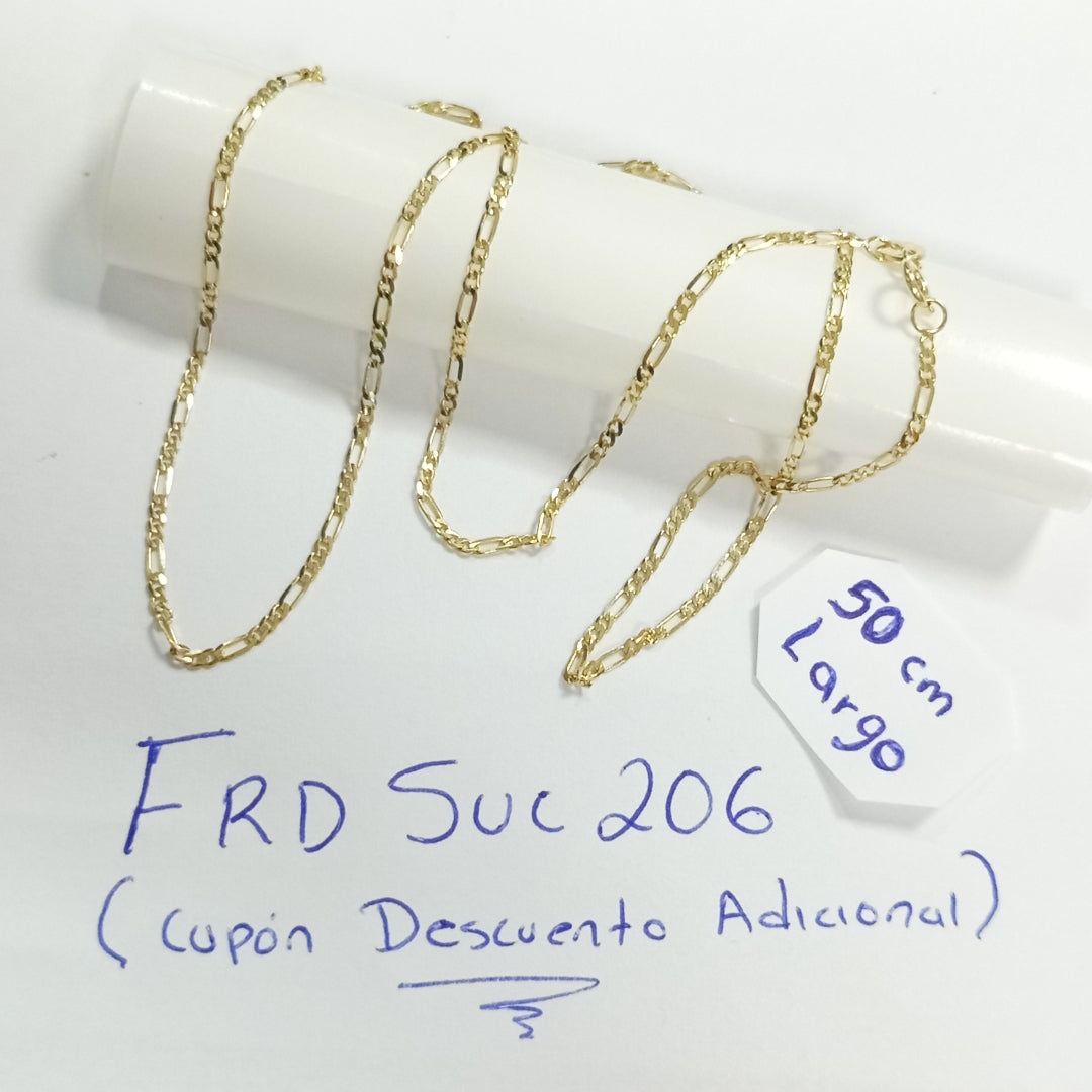CADENAS CARTIER 3 1 AMARILLA ORO 14K 2 (NUEVO)