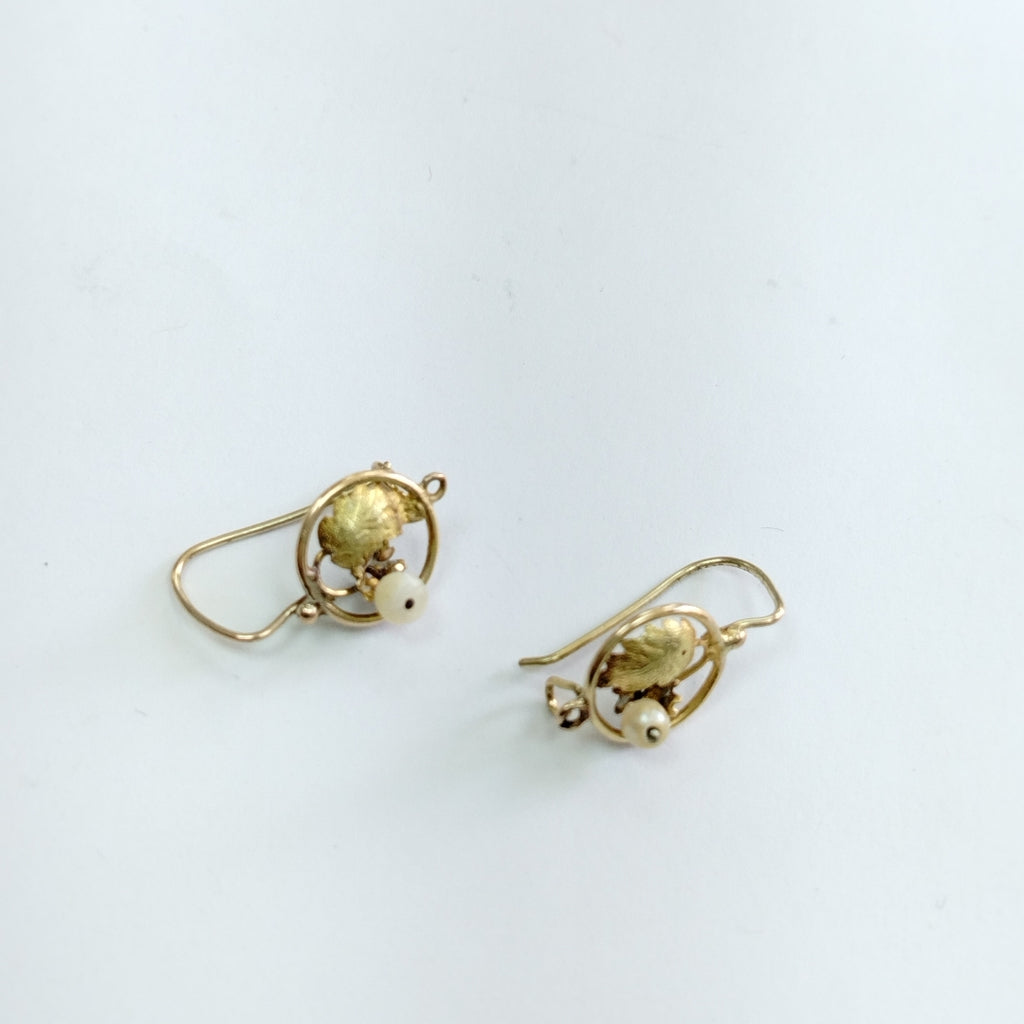ARETES PAR ORO 8 K 2,00 GRMS (SEMINUEVO)