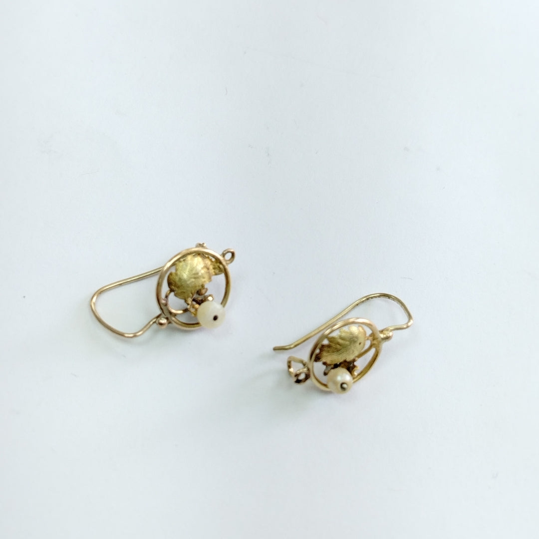 ARETES PAR ORO 8 K 2,00 GRMS (SEMINUEVO)