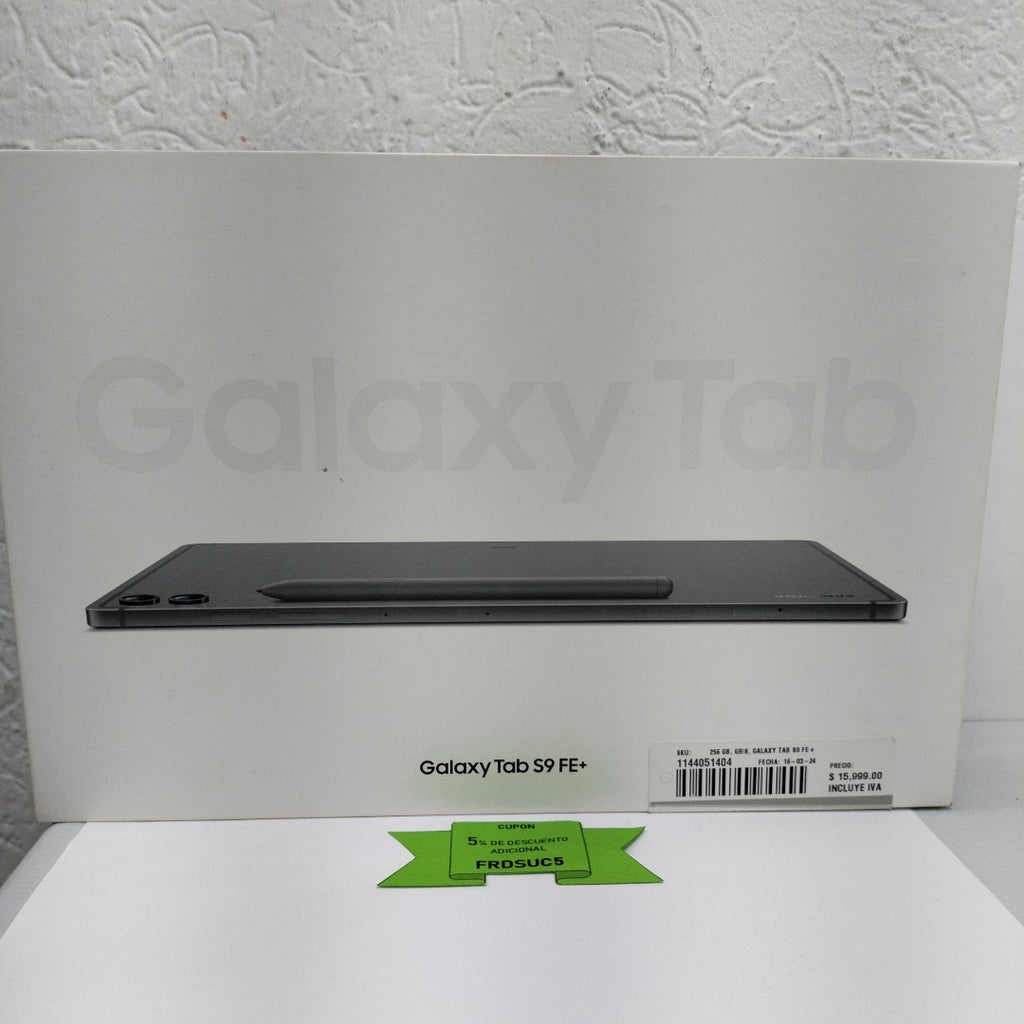 TABLETA SAMSUNG GALAXY TAB S9 FE+ SM-X610 (2023) 256 GB 12 GB RAM (SEMINUEVO)