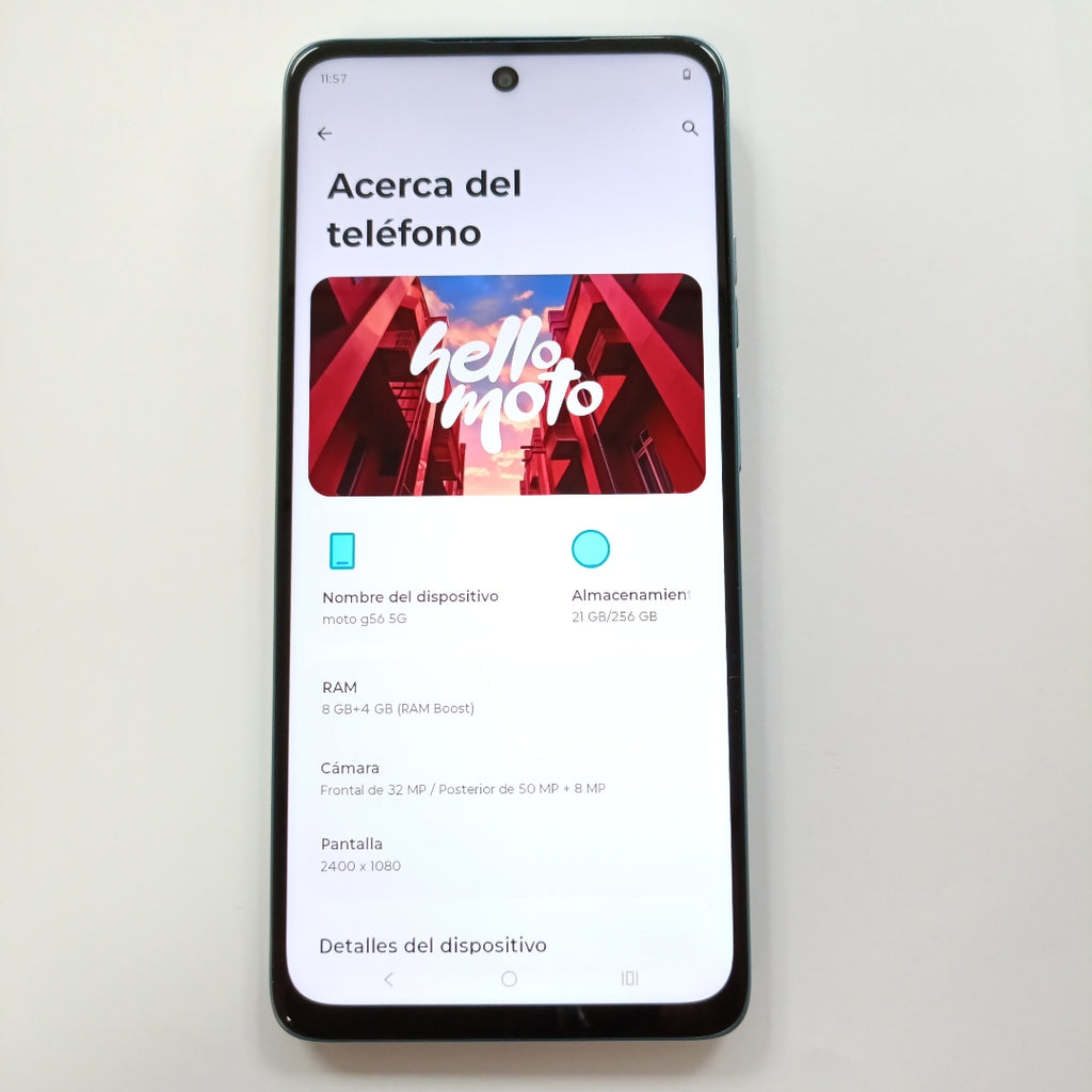 CELULAR MOTOROLA MOTO G56 5G XT2529-1(2025) 256 GB 8 GB RAM