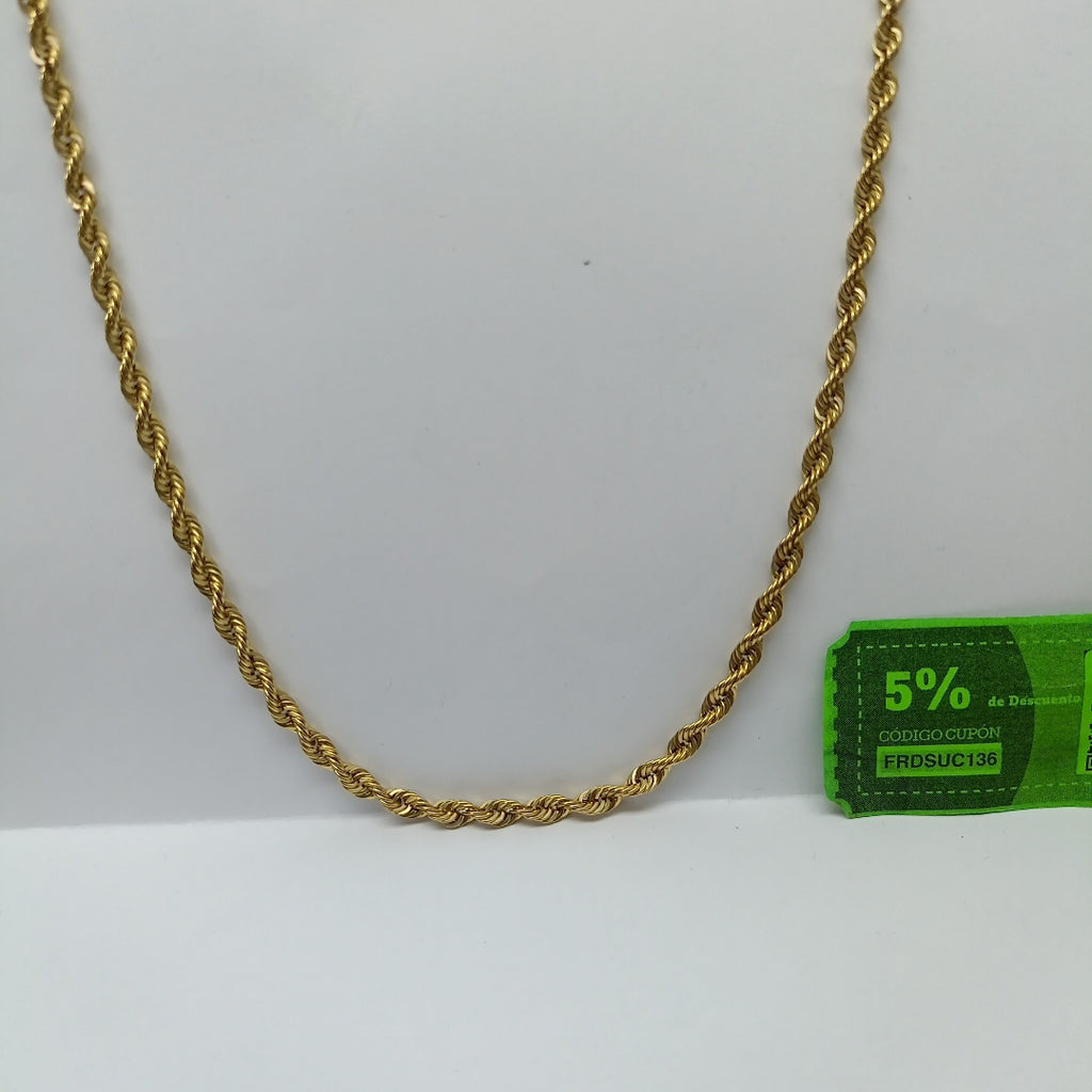 CADENA ORO 14 K 7.7 GRMS (SEMINUEVO)