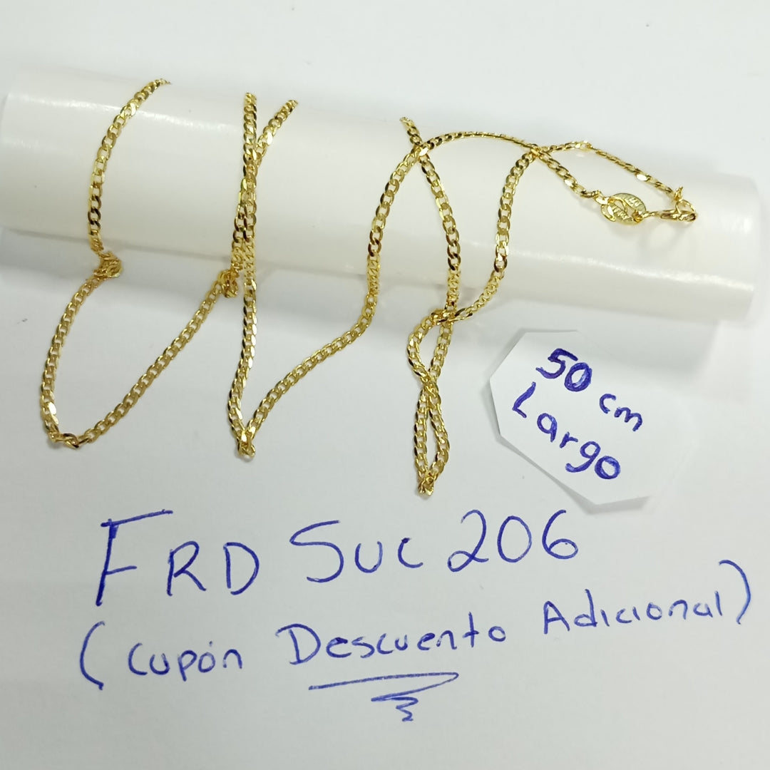 CADENAS BARBADA AMARILLA ORO 14K 2 (NUEVO)