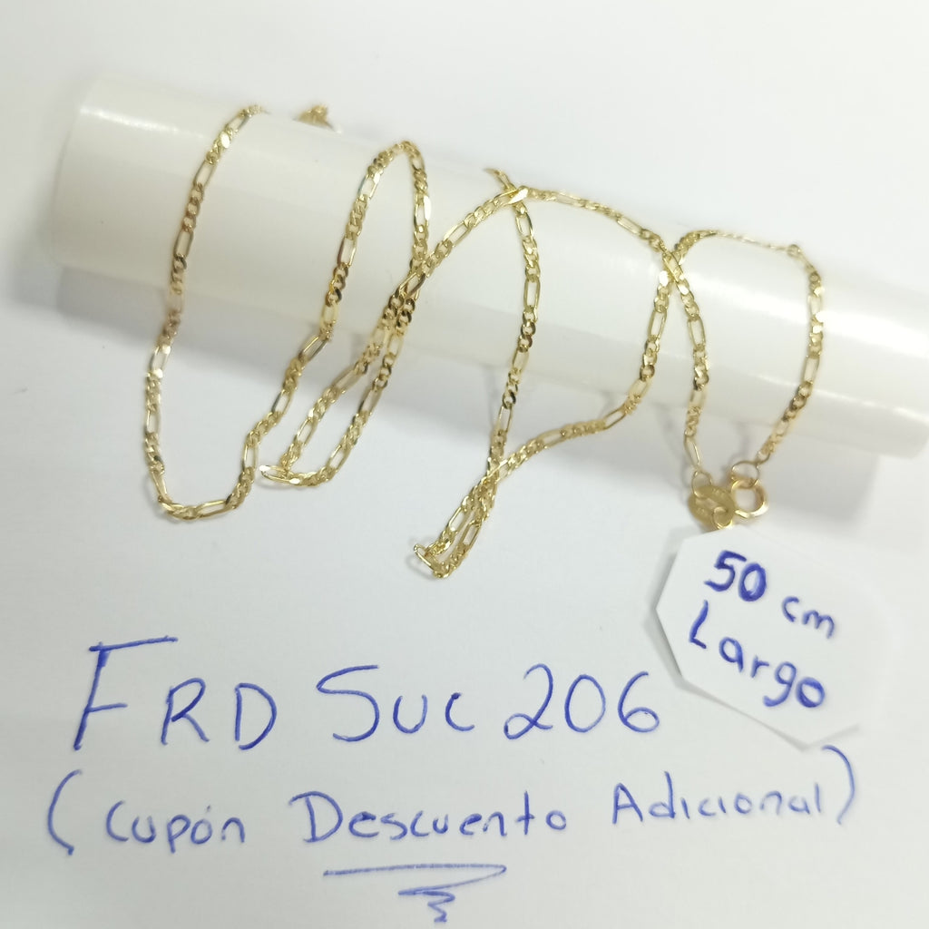 CADENAS CARTIER 3 1 AMARILLA ORO 14K 2.1 (NUEVO)