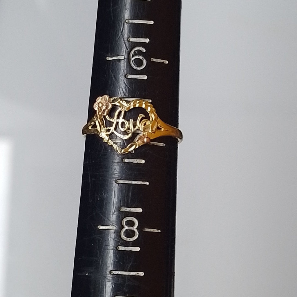 ANILLITO ORO, ORO COMBINADO 14 K 1.2 GRMS (SEMINUEVO)