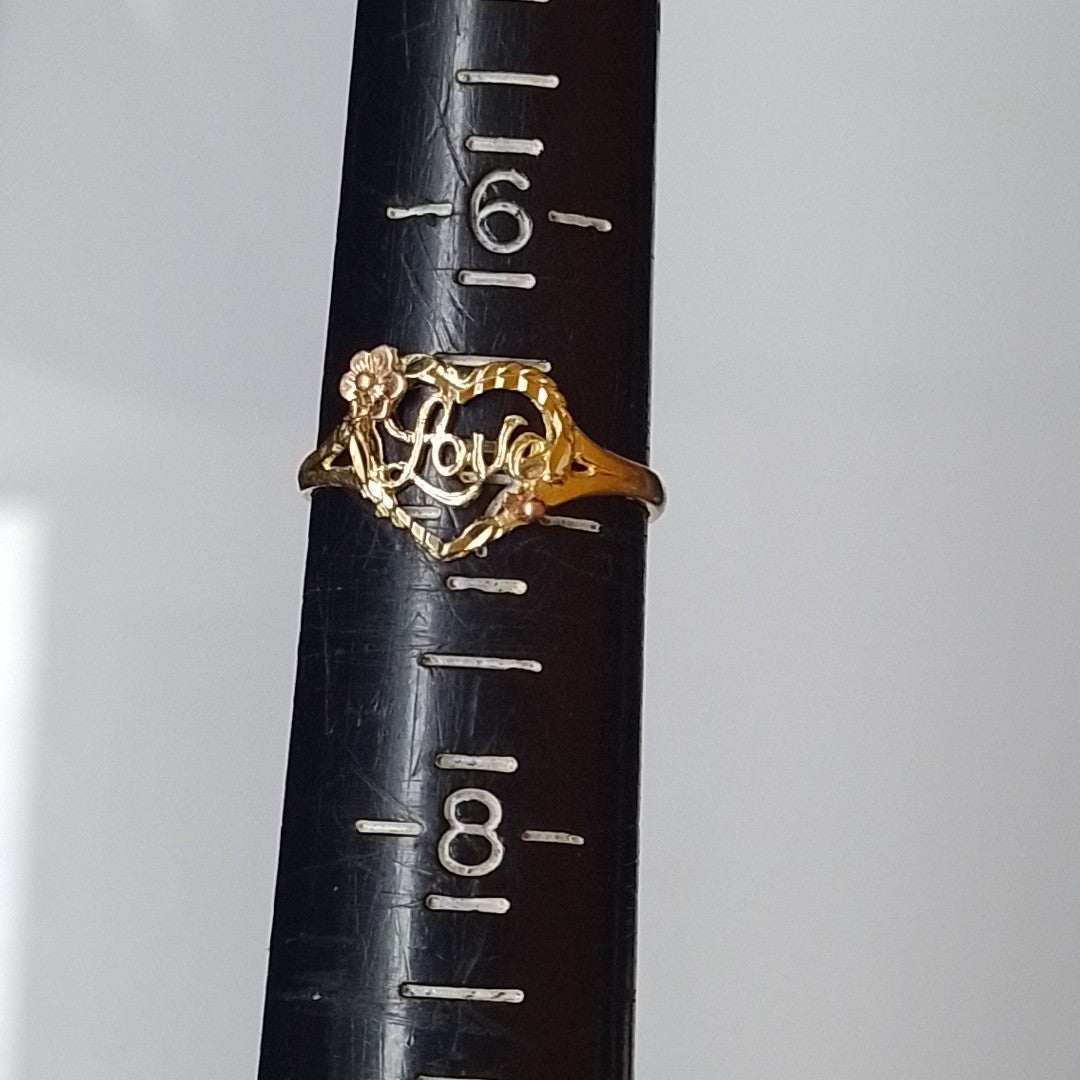 ANILLITO ORO, ORO COMBINADO 14 K 1.2 GRMS (SEMINUEVO)