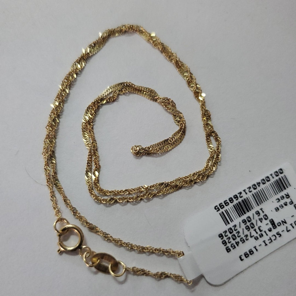 CADENA ORO 10 K 1.1 GRMS (SEMINUEVO)