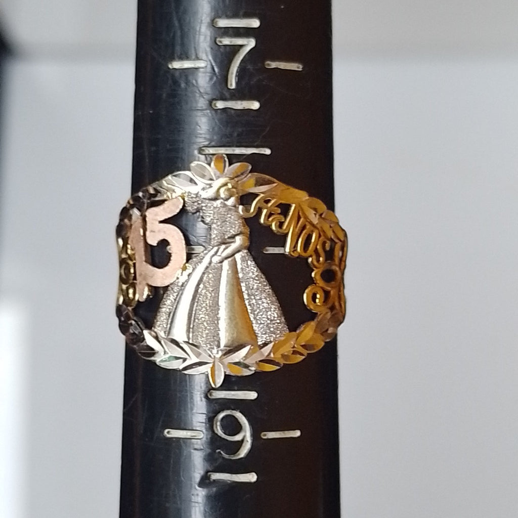 ANILLITO ORO, PLATINO 10 K 2.3 GRMS (SEMINUEVO)