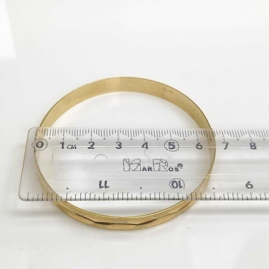 PULSERA RIGIDA ORO 14 K 12,30 GRMS (SEMINUEVO)