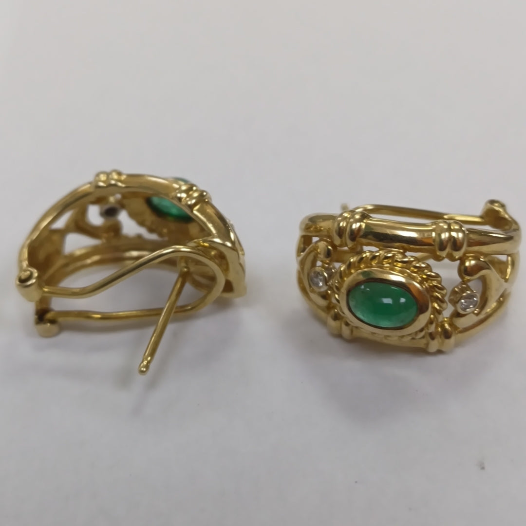 ARETES PAR ORO 14 K 7 GRMS (SEMINUEVO)