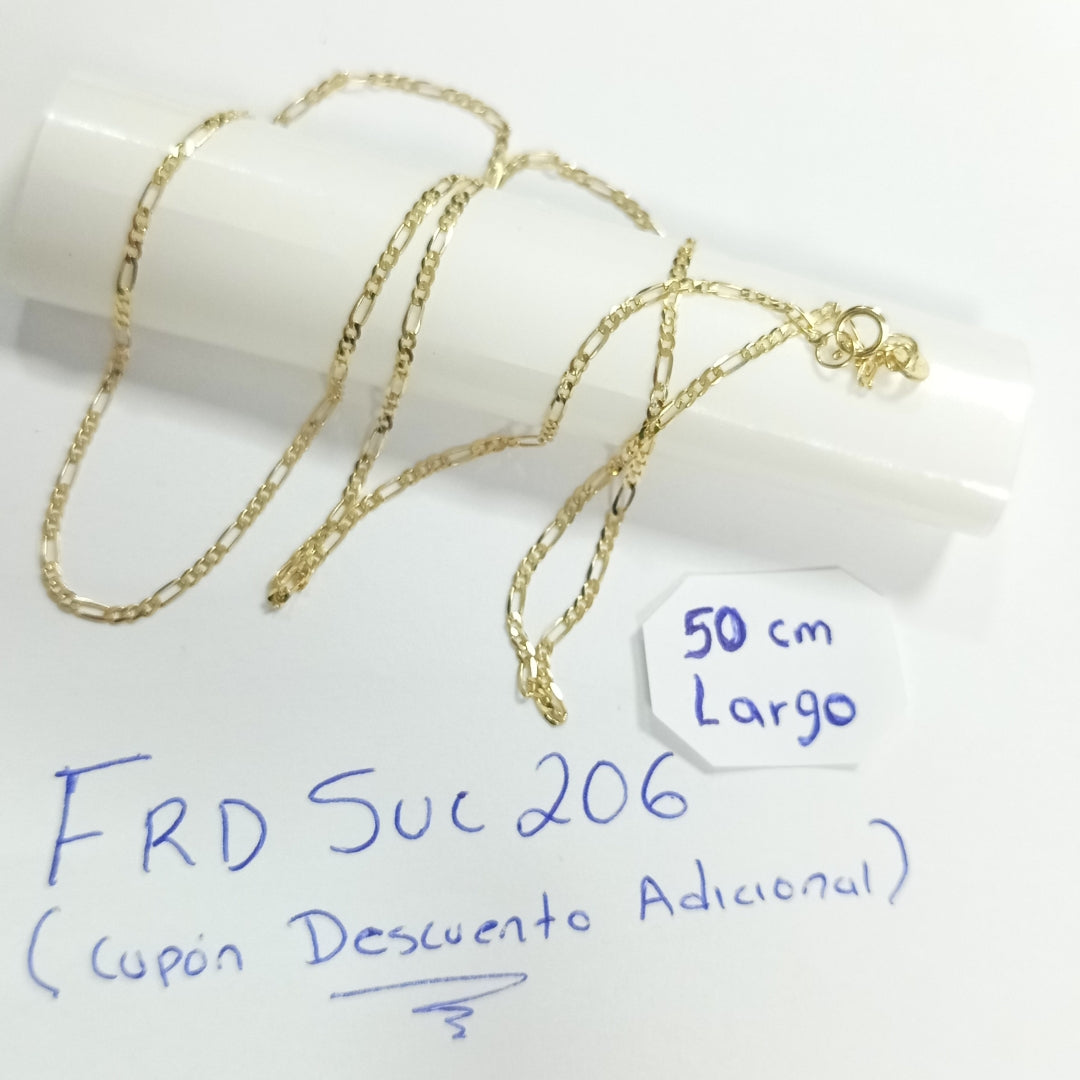 CADENAS CARTIER 3 1 AMARILLA ORO 14K 2 (NUEVO)