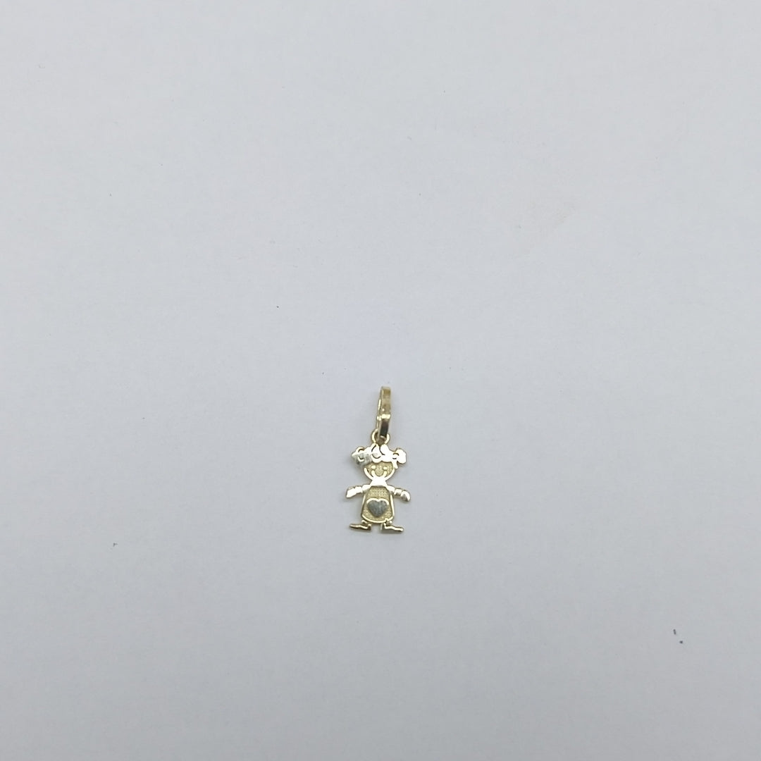 DIJE NIÑA 10K 0.3 GR (NUEVO)