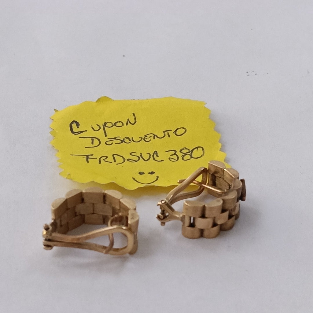 ARETES PAR ORO 14 K 13.3 GRMS (SEMINUEVO)
