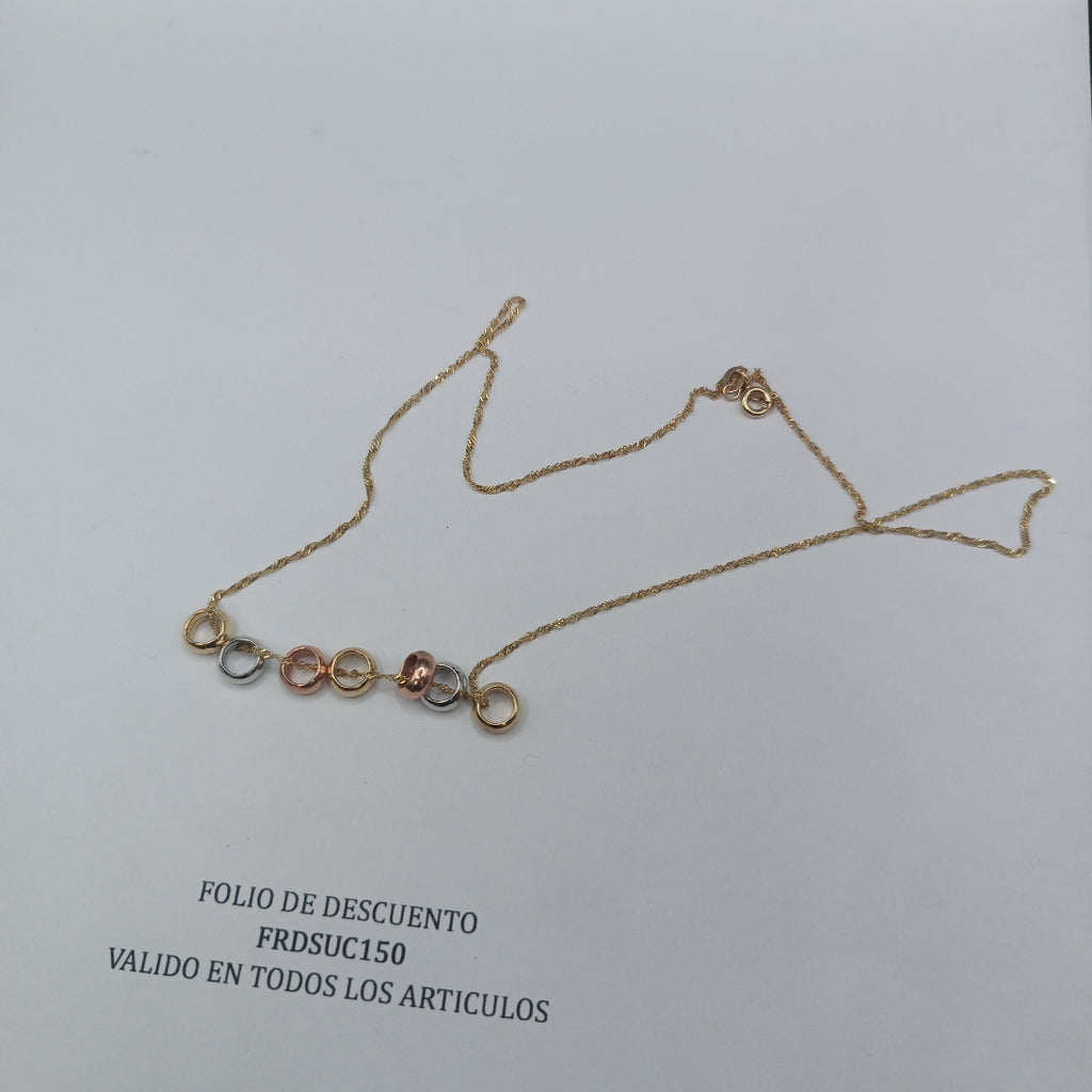 GARGANTILLA ORO 14 K 2.8 GRMS (SEMINUEVO)