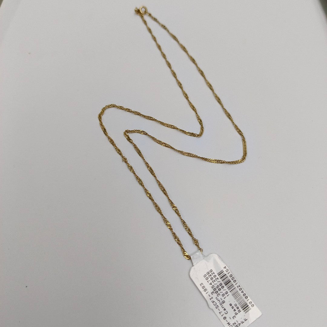 CADENA ORO 10 K 2,50 GRMS (SEMINUEVO)
