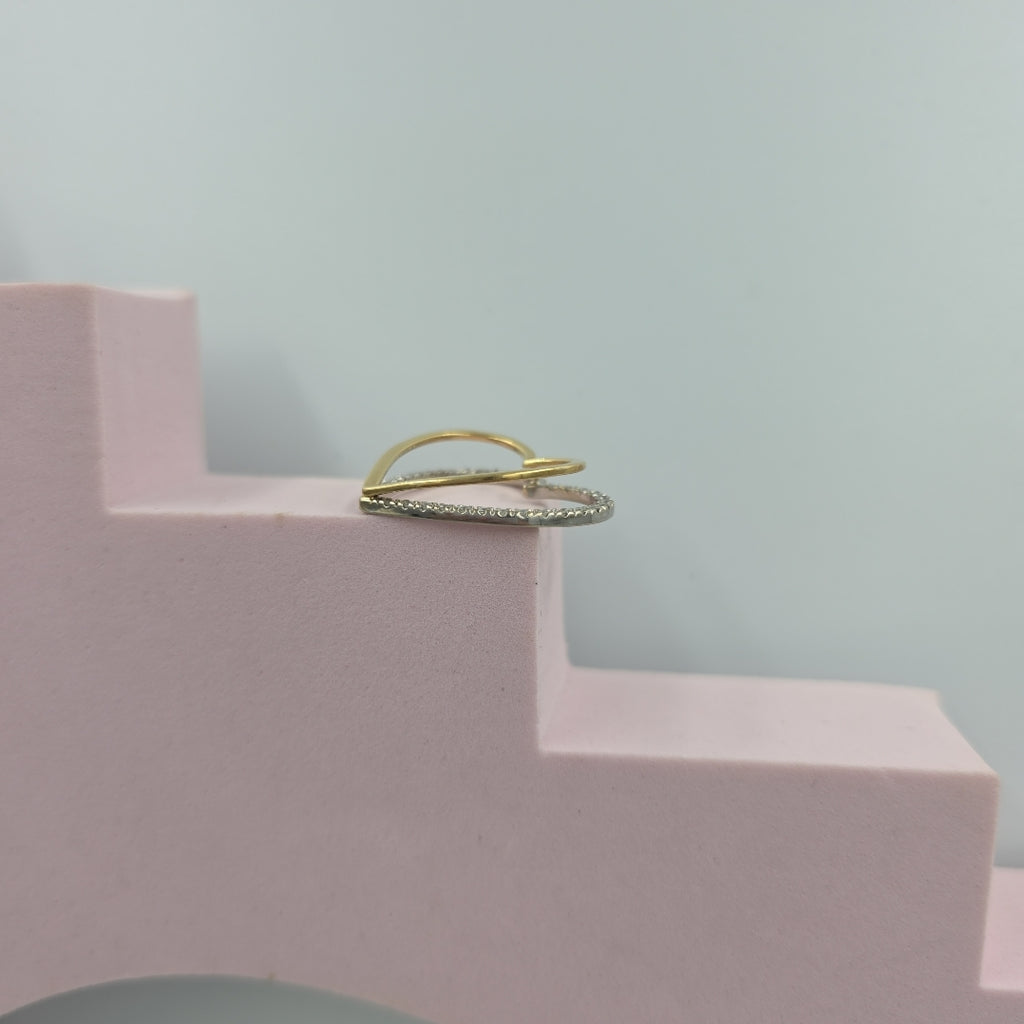 DIJE ORO, ORO COMBINADO 14 K 3.4 GRMS (SEMINUEVO)