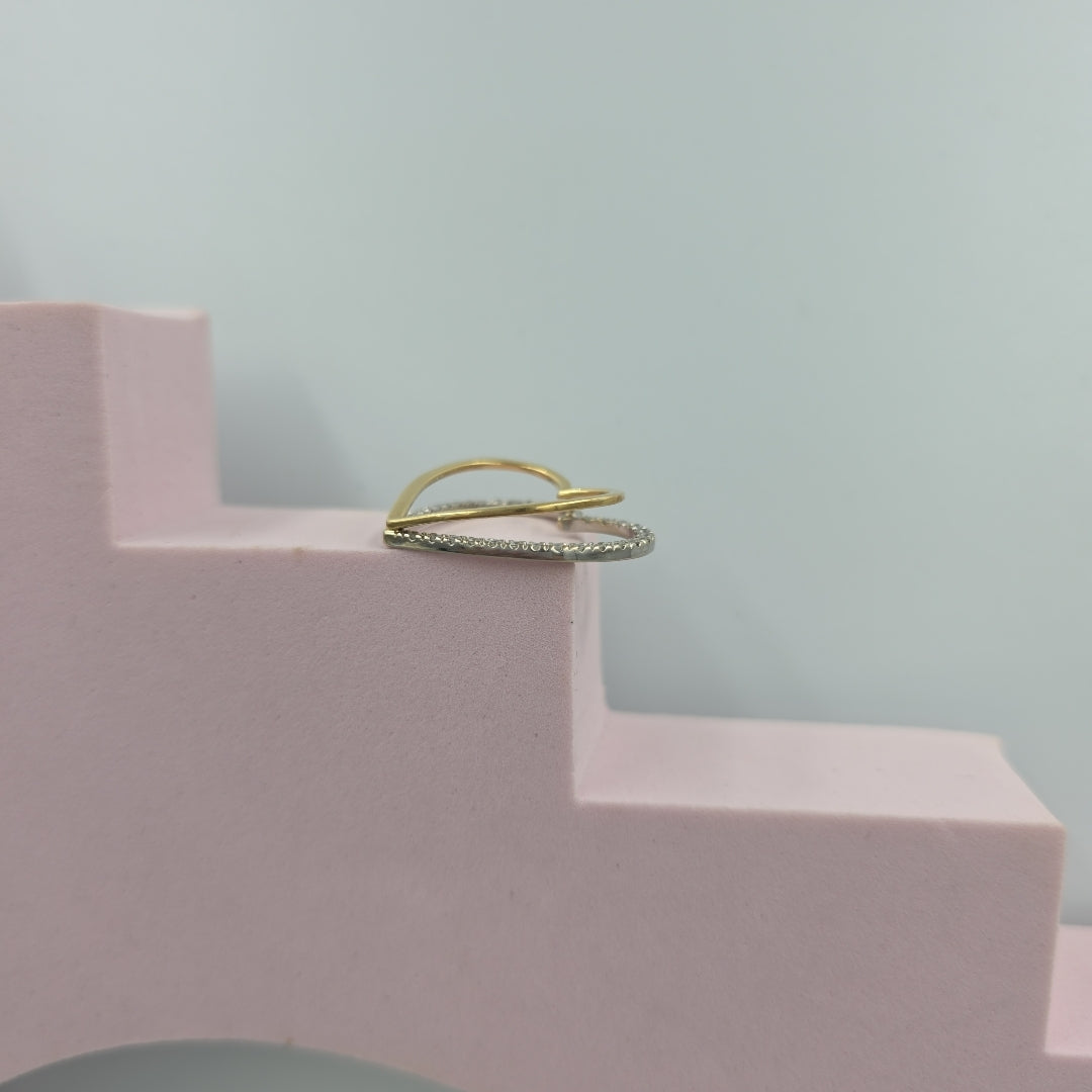 DIJE ORO, ORO COMBINADO 14 K 3.4 GRMS (SEMINUEVO)