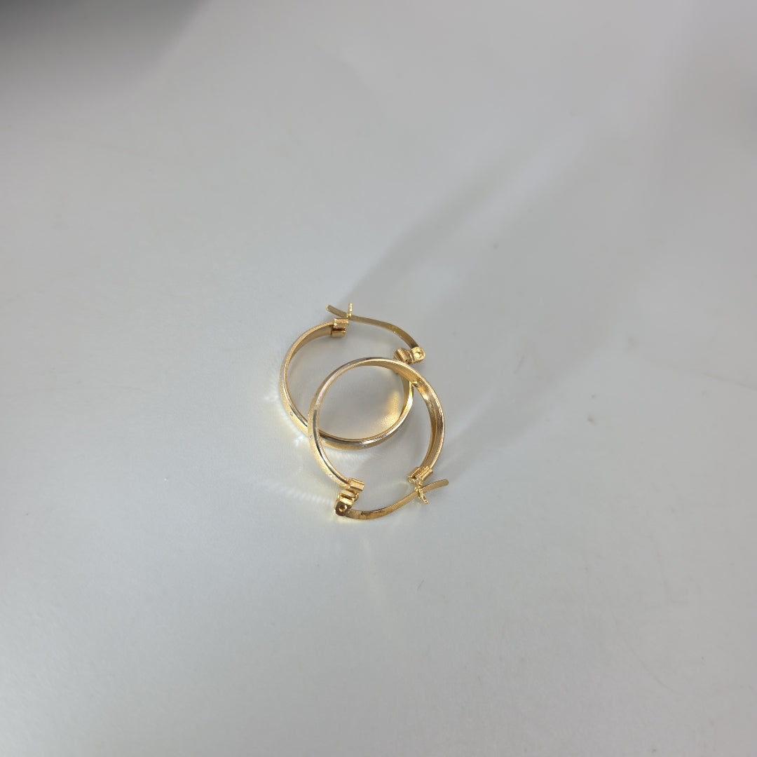 ARRACADAS PAR ORO 14 K 3.6 GRMS (SEMINUEVO)