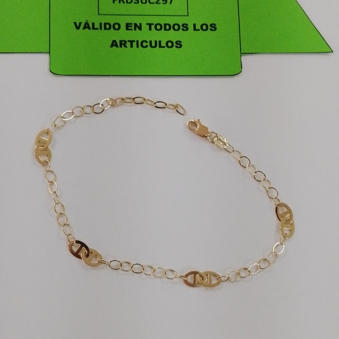 PULSERA ESPECIAL 14K 21 CM 1.8 GR (NUEVO)