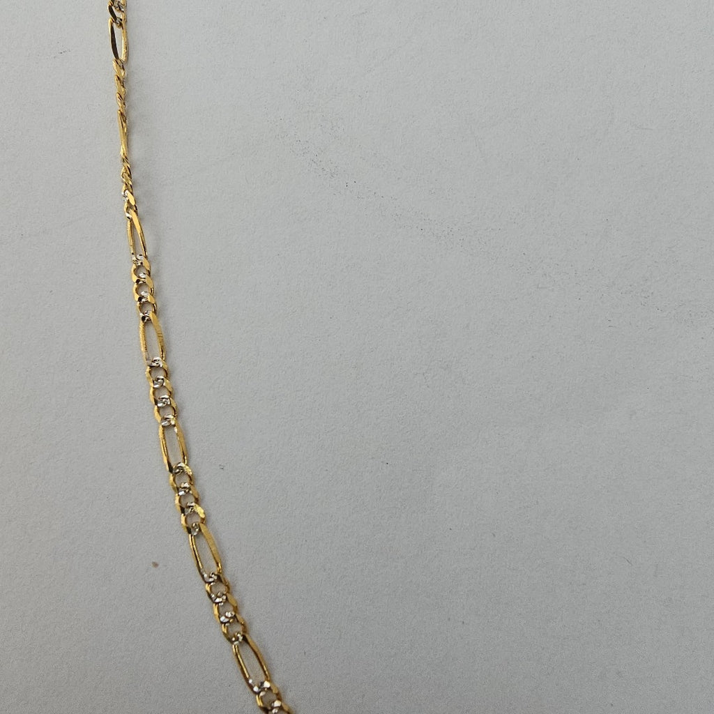 CADENA 3X1 DIAMANTADA 14K 55 CM 4.8 GR (NUEVO)