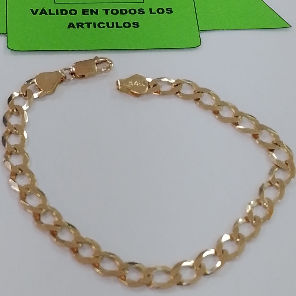 PULSERA BARBADA 14K 21 CM 11 GR (NUEVO)