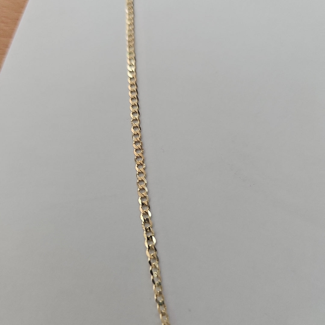 CADENA BARBADA 14K 60 CM 6 GR (NUEVO)