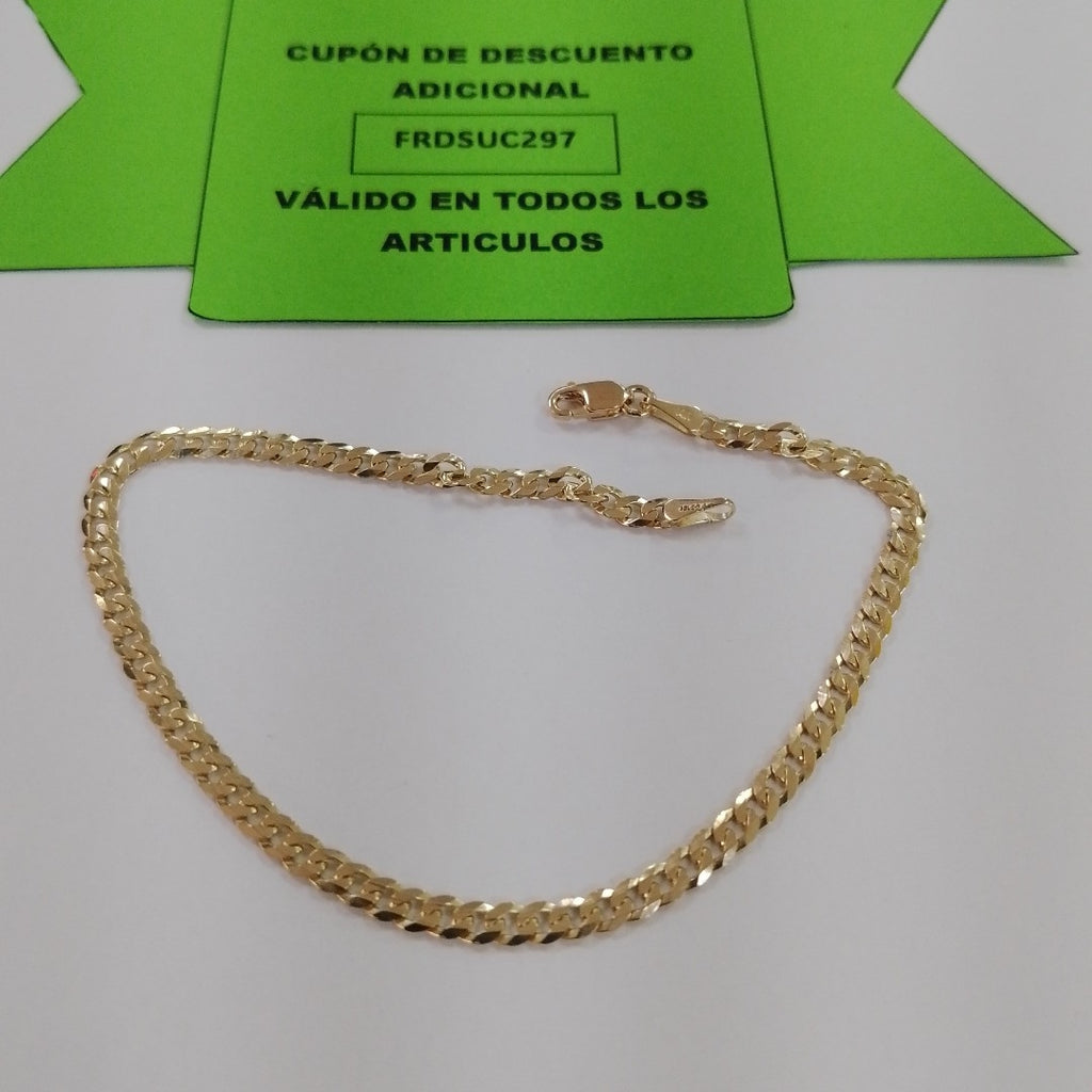 PULSERA BARBADA 14K 21 CM 3.6 GR (NUEVO)
