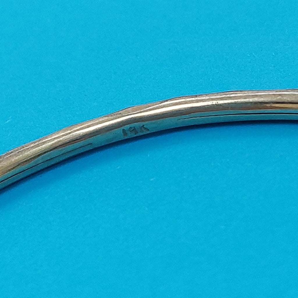 PULSERA RIGIDA ORO 14 K 6.8 GRMS (SEMINUEVO)