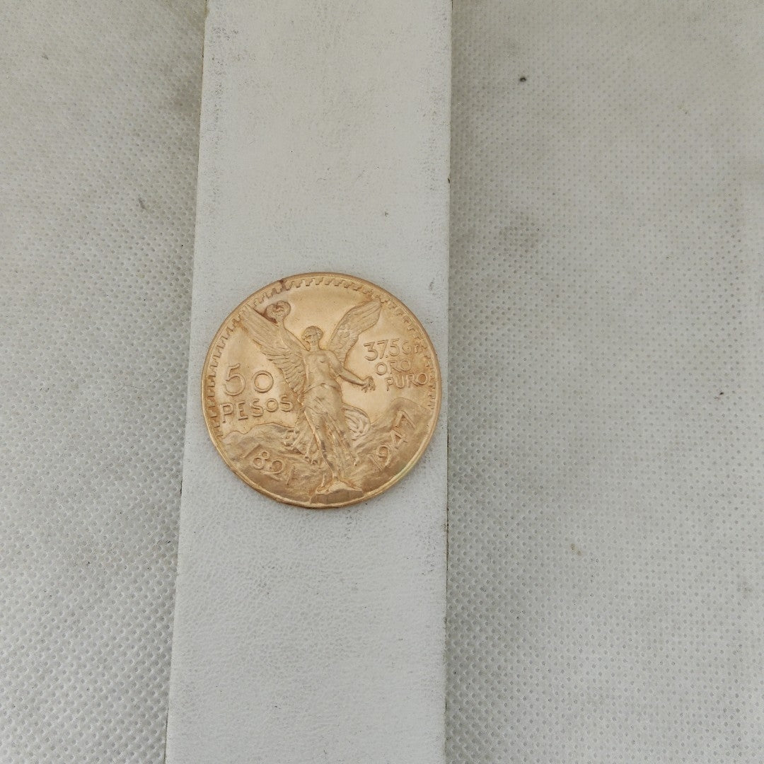 K1 41.6 GRMS 21 K IDENTIFICACIÓN MONEDA NOMINATIVA MATERIALES ORO CANTI (SEMINUEVO)