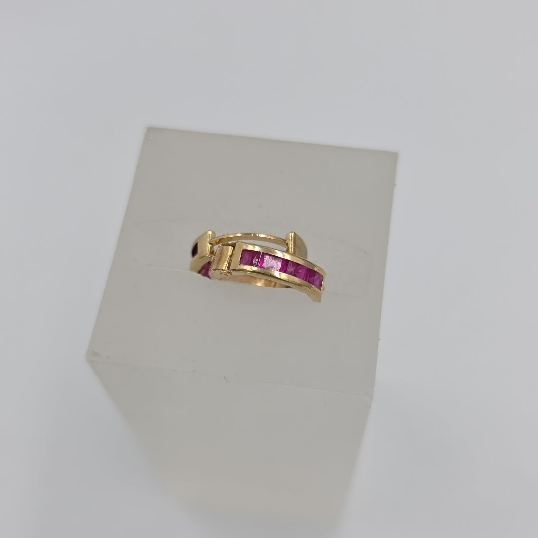 ARRACADAS PAR ORO 10 K 1 GRMS (SEMINUEVO)