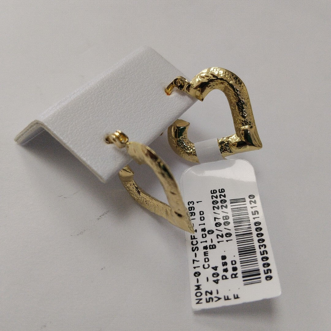 ARETES ARRACADAS 14K 1.8 GR (NUEVO)