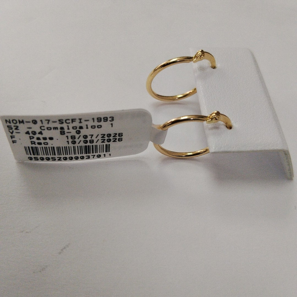 ARETES ARRACADAS 14K 1.1 GR (NUEVO)