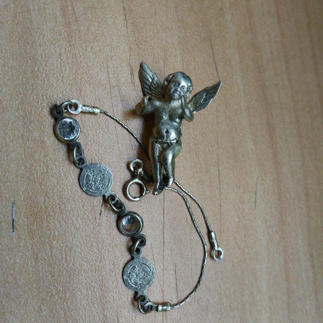 DIJE,PULSERA PLATA 8,40 GRMS (SEMINUEVO)